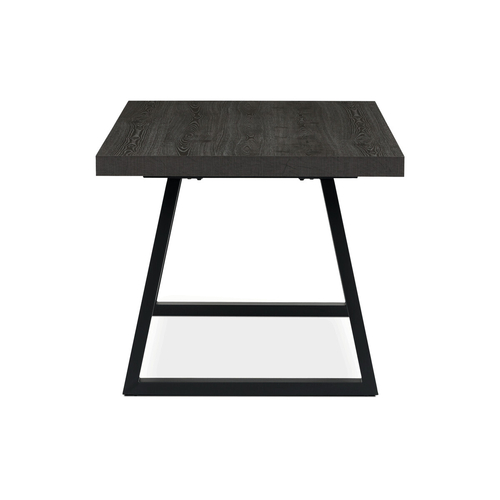Jídelní stůl rozkládací 160-240x90 cm, lamino, šedý dub, HT-R5624 GREY