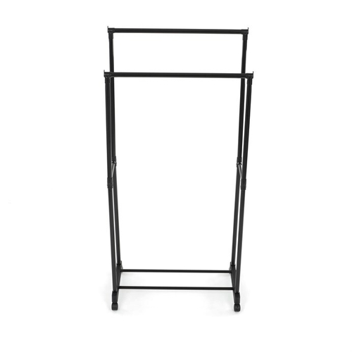 Stojan na šaty, kov, černá, GD-164 BK