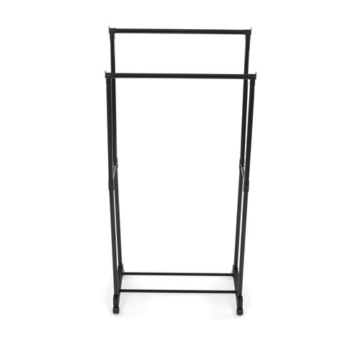 Stojan na šaty, kov, černá, GD-164 BK