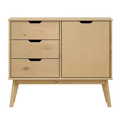 Komoda 1 dveře + 3 zásuvky BONITO vosk