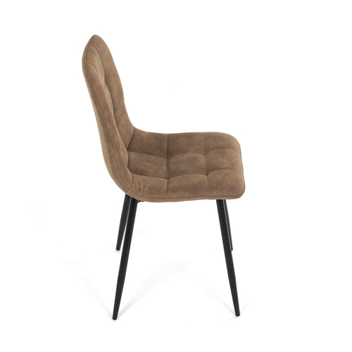 Jídelní židle, hnědá, látka vintage, CT-281 COF3