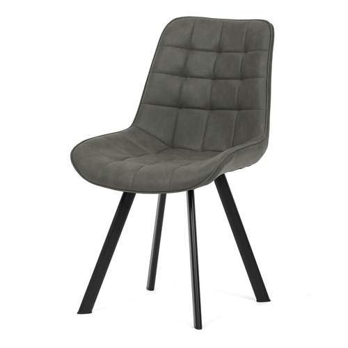 Jídelní židle, šedá, látka vintage, HC-V3066 GREY3