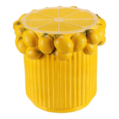 Taburet citrónový - větší, magnesium, barva žlutá