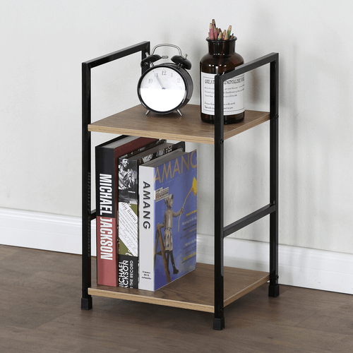 Regál, mdf, hnědá, GD-212 OAK