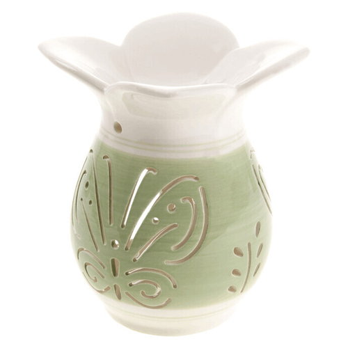 Aroma lampa keramická, barva zelená