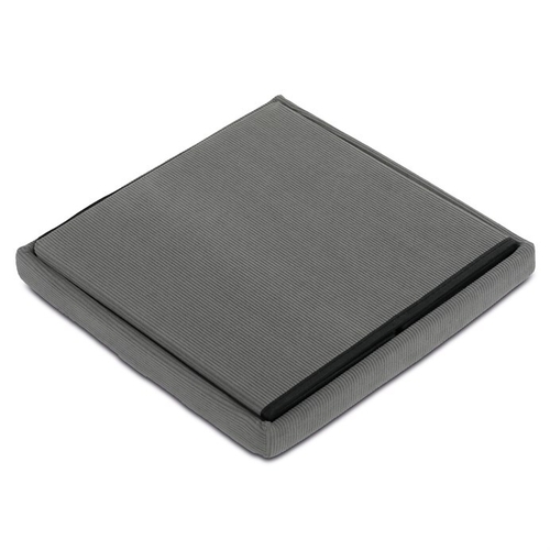 Taburet s úložným prostorem, šedá, manšestrová látka, TAB-471 GREY6