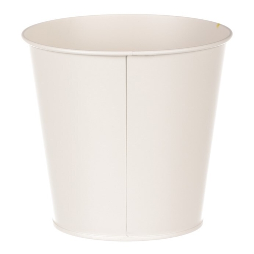 Obal kovový - motiv kvetoucího máku, krémový