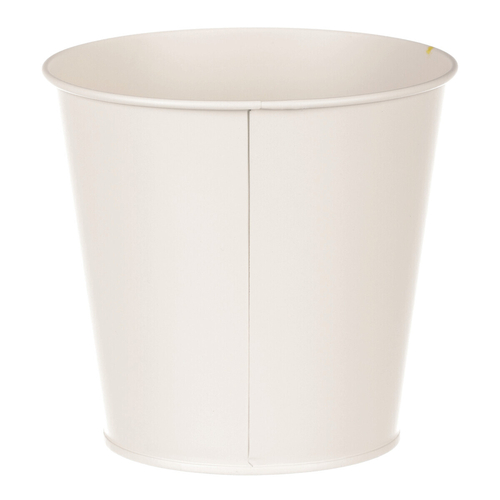 Obal kovový - motiv kvetoucího máku, krémový