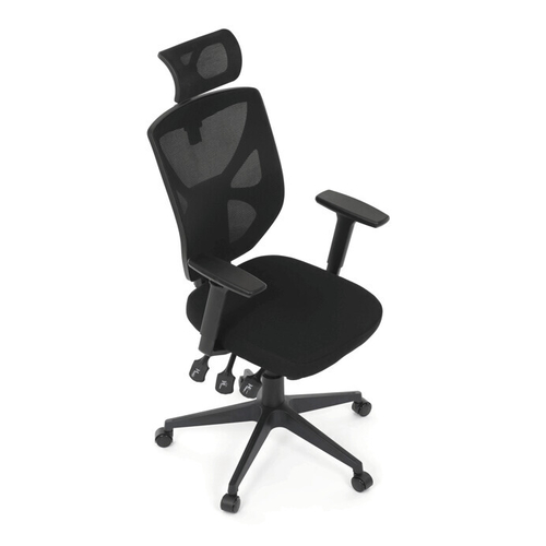Kancelářská židle, asynchronní mechanismus, černá, KA-Q8250 BK