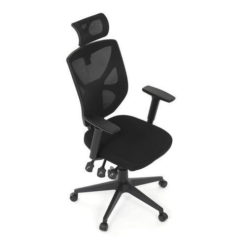 Kancelářská židle, asynchronní mechanismus, černá, KA-Q8250 BK