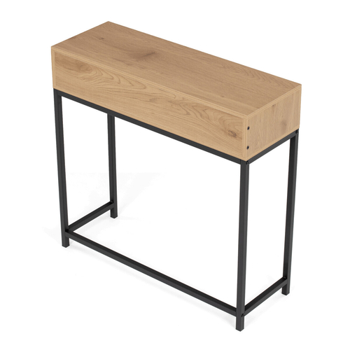 Odkládací stolek 80x28x77cm, mdf, divoký dub, CT-G1077 OAK