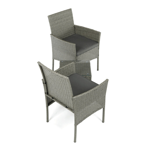 Zahradní set 1+2, polyratan, šedá, AZS-A1102 GREY