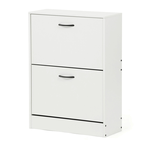 Botník, mdf, bílá, ABO-G1014 WT