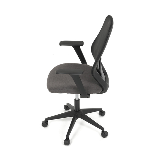 Kancelářská židle, houpací mechanismus, černá síťovina, KA-V3149 BK