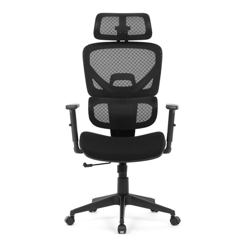Kancelářská židle, synchronní mechanismus, černá látka, KA-Q8203 BK