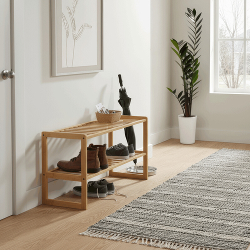 Botník, bambus, přírodní, DR-B010 NAT