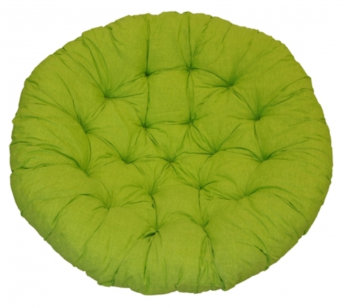 Polstr deluxe na křeslo papasan 110 cm - světle zelený melír 