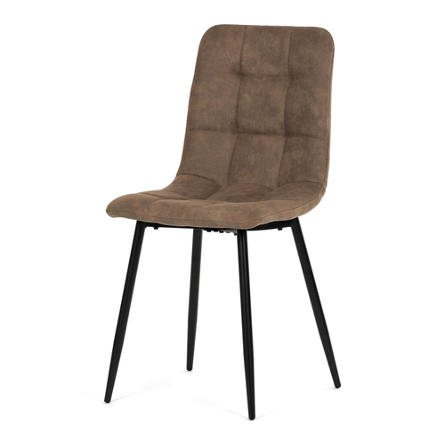 Jídelní židle, hnědá, látka vintage, CT-281 COF3
