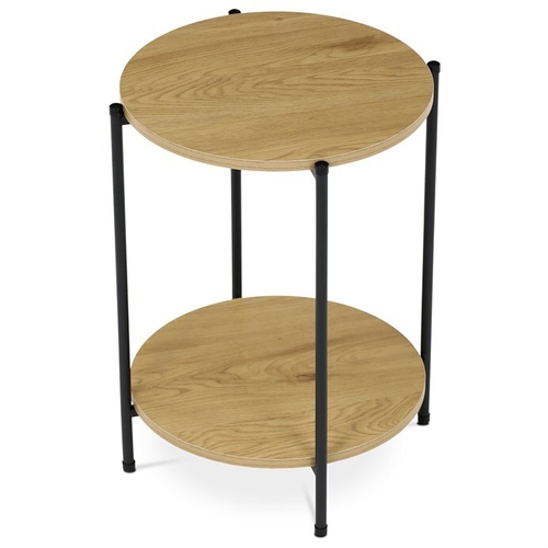 Odkládací stolek 44x44x56cm, mdf, divoký dub, CT-G1005 OAK