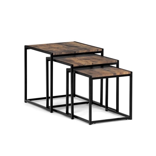 Konferenční stolek 45x45x45cm, mdf, old wood, AF-3003 OLW