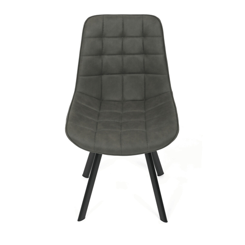 Jídelní židle, šedá, látka vintage, HC-V3066 GREY3