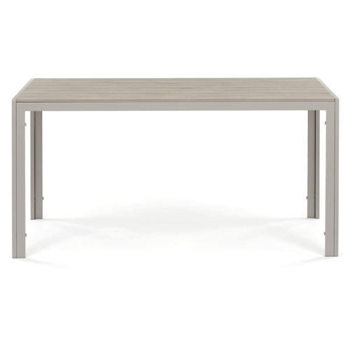 Zahradní stůl 150x89cm, kov, polywood, béžová, AZT-S1215 CRM