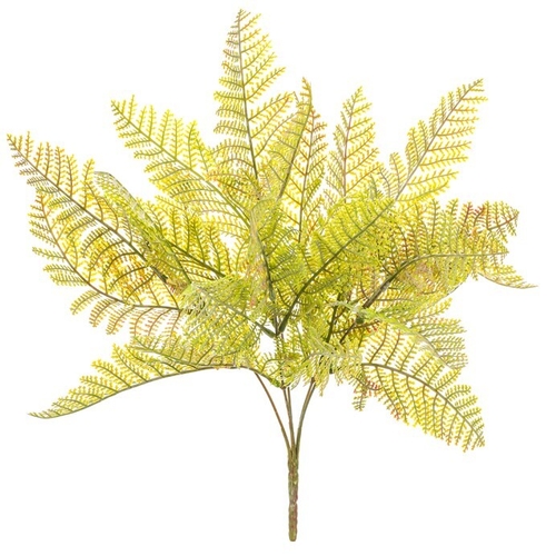Kapradí - umělý trs, barva zelená