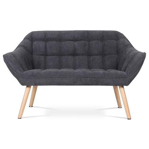 Dvoumístná pohovka, šedá, látka, AK-322 GREY2