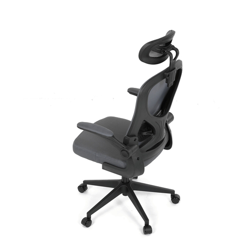 Kancelářská židle, houpací mechanismus, šedá, KA-K2021 GREY