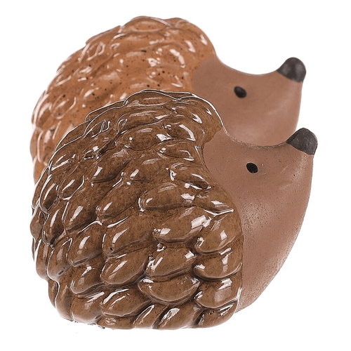 Ježek - keramická figurka, vel. S, mix 2 druhů, cena za 1 ks