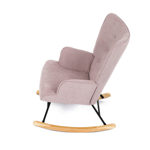 Houpací křeslo, růžová, látka, AK-371 PINK2