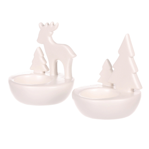 Svícen porcelánový - na čajovou svíčku, mix 3 druhů, cena za 1 ks