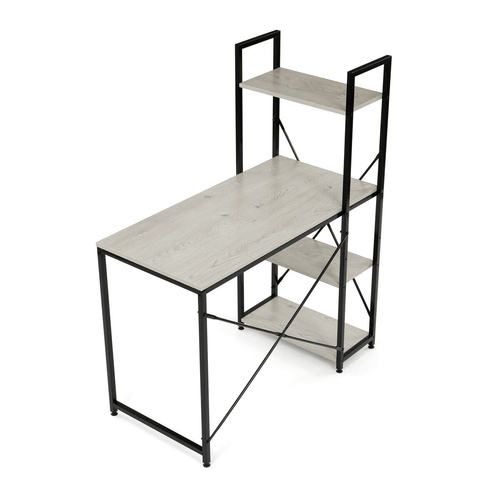 Pracovní stůl 100x48cm, mdf, bělený dub, GD-512 WT