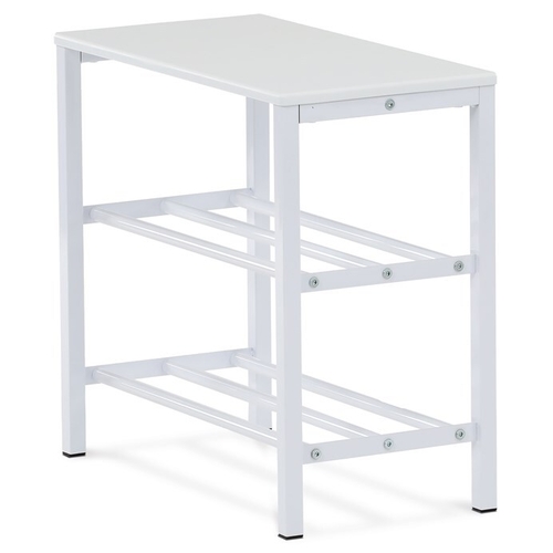 Botník, kov, bílá, 83168-42 WT