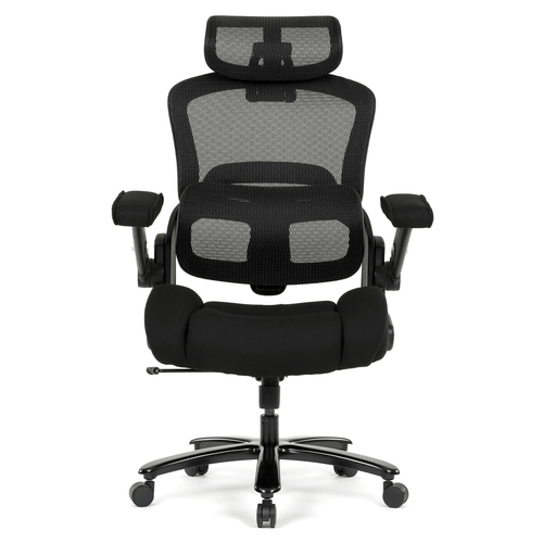 Kancelářská židle, houpací mechanismus, černá látka, KA-N1313 BK