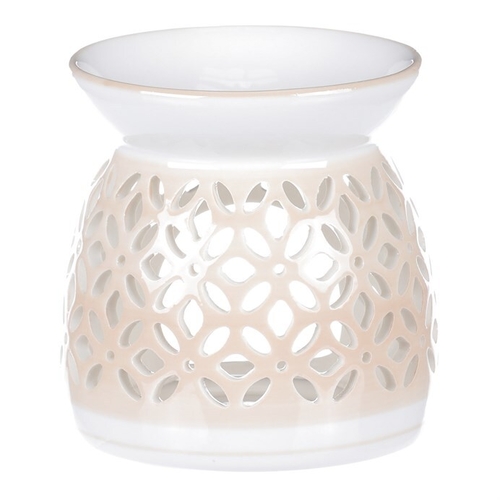Aromalampa - porcelánová, barva krémová