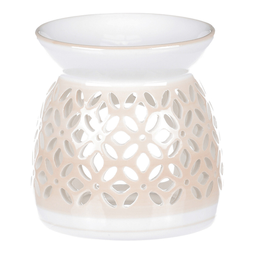Aromalampa - porcelánová, barva krémová