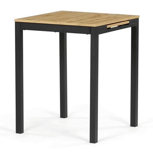Jídelní stůl rozkládací 60-90x60 cm, melamin, dub, GDT-206 OAK