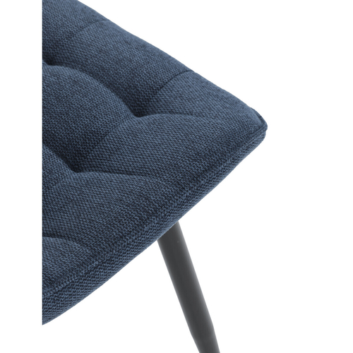 Jídelní židle, modrá, látka, HC-462 BLUE2