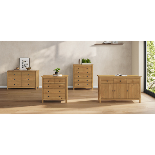 Komoda 5 zásuvek TORINO vosk