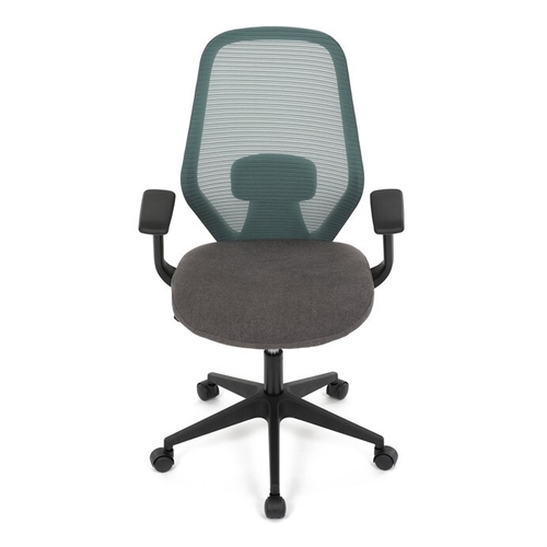 Kancelářská židle, houpací mechanismus, zelená síťovina, KA-V3149 GRN
