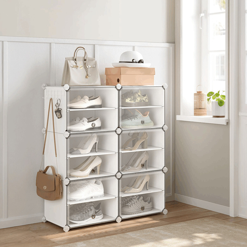 Botník, plast, bílá, ABO-E1033 WT