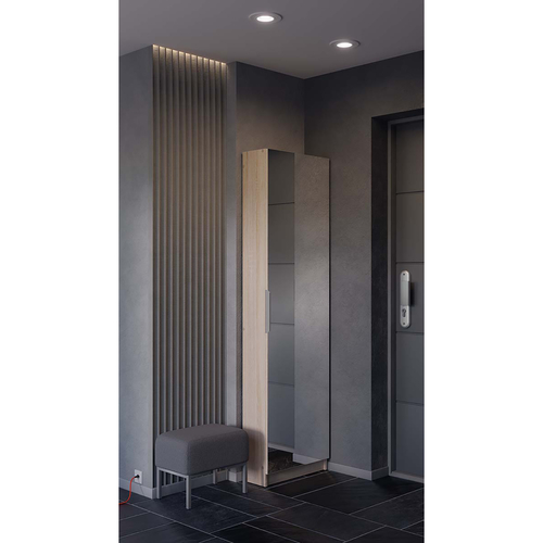 Botník se zrcadlem 305097 dub