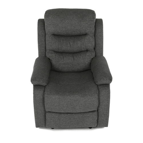 Polohovací křeslo, šedá, látka, TV-4086 GREY2