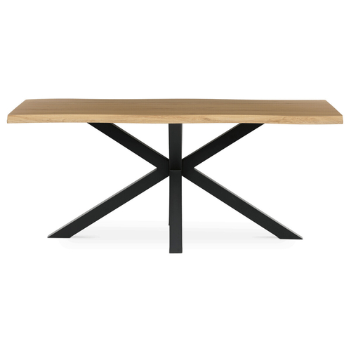 Jídelní stůl 180x90cm, mdf, divoký dub, HT-F4618 OAK