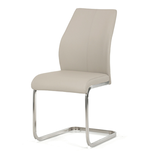 Jídelní židle, krémová, ekokůže, DCL-D1277 CRM