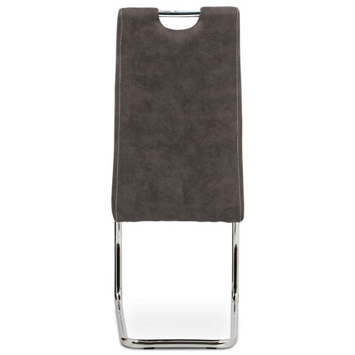 Jídelní židle, šedá, látka, HC-483 GREY3