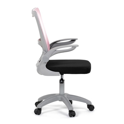 Dětská židle, výškově nastavitelná, růžová síťovina, KA-K2008 PINK
