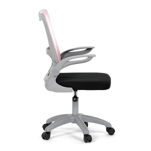 Dětská židle, výškově nastavitelná, růžová síťovina, KA-K2008 PINK
