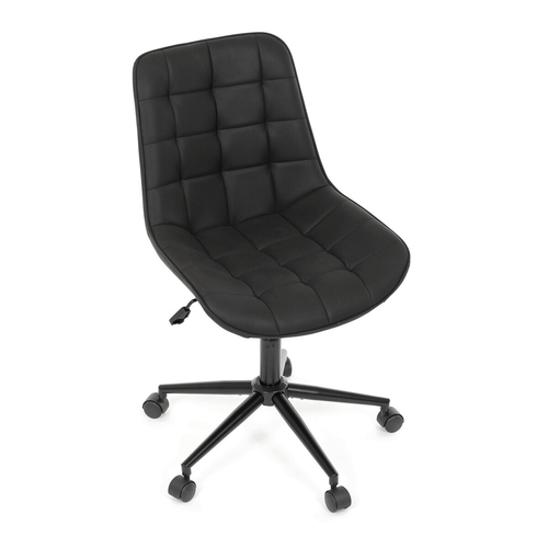 Pracovní židle, výškově nastavitelná, černá látka, KA-V3120 BK3
